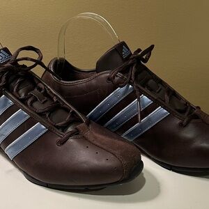 Adidas Women’s Brown and Blue Sneakers
